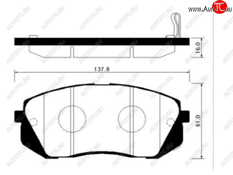 2 099 р. Колодки тормозные передние FR-FL SAT   Hyundai I40  1 VF - IX35 ( LM,  NU)  с доставкой в г. Королёв