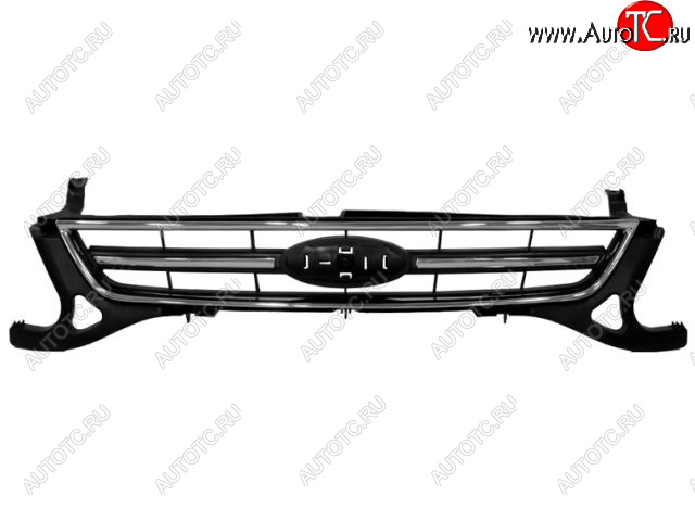 0 р. Решетка радиатора (пр-во Китай) CHINA Ford Mondeo Mk4,BD рестайлинг, седан (2010-2014) (хром)  с доставкой в г. Королёв
