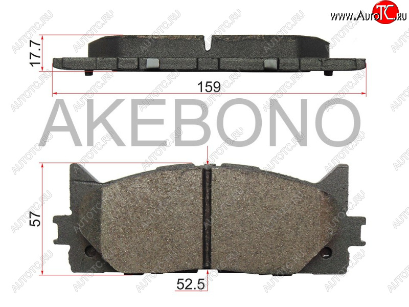 3 279 р. Колодки тормозные передние FL-FR SAT  Toyota Camry ( XV40,  XV50) (2006-2014) дорестайлинг, рестайлинг, дорестайлинг  с доставкой в г. Королёв