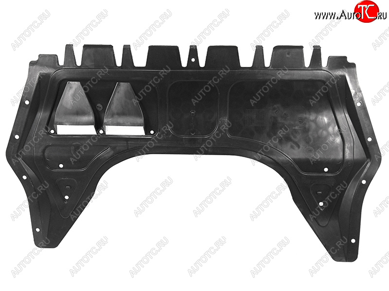 669 р. Защита переднего бампера (пыльник) SAT  Skoda Octavia  A5 (2008-2013), Skoda Superb ( (B6) 3T,  B6 (3T5)) (2013-2015), Skoda Yeti (2009-2018), Volkswagen Golf  5 (2003-2009), Volkswagen Jetta  A5 (2005-2011), Volkswagen Touran  1T (2003-2006)  с доставкой в г. Королёв