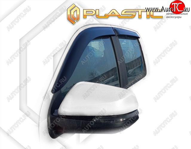 2 099 р. Ветровики дверей CA-Plastic  JAC T8 PRO (2020-2025) (Classic полупрозрачный)  с доставкой в г. Королёв