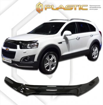 Дефлектор капота (exclusive) CA-Plastic Chevrolet Captiva 1-ый рестайлинг (2011-2013)