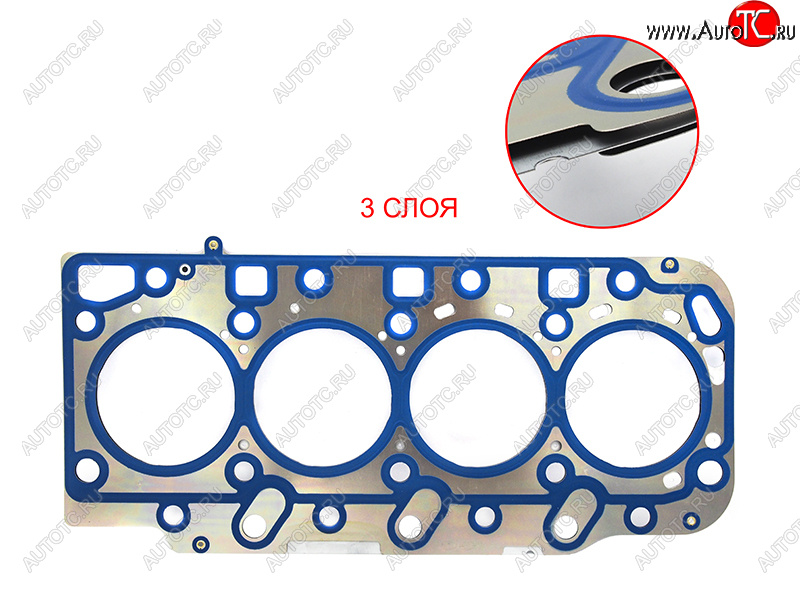 3 299 р. Прокладка ГБЦ V-2.5 D4CB (T-1.0) металл DYG  Hyundai Starex/Grand Starex/H1  TQ (2007-2022) дорестайлинг, рестайлинг, 2-ой рестайлинг  с доставкой в г. Королёв