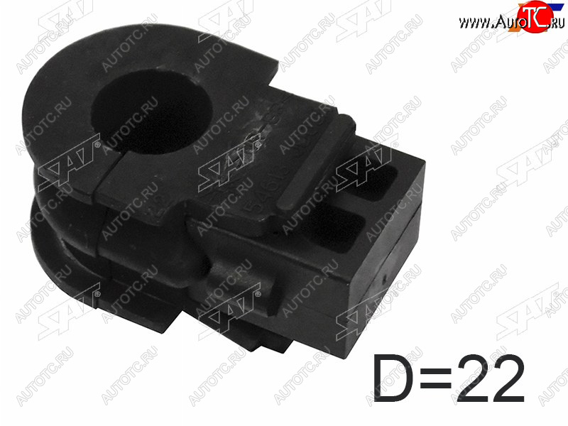 499 р. Втулка стабилизатора переднего D=22 FL-FR SAT Nissan Qashqai +2 1 J10 рестайлинг (2010-2014)  с доставкой в г. Королёв