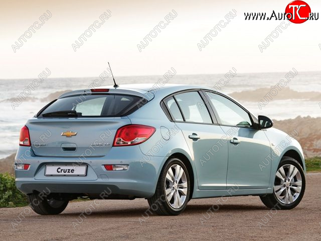 5 399 р. Задние ремонтные арки (комплект) AUTOFERRUM Chevrolet Cruze J305 хэтчбек дорестайлинг (2009-2012) (Холоднокатаная сталь 0,8 мм)  с доставкой в г. Королёв