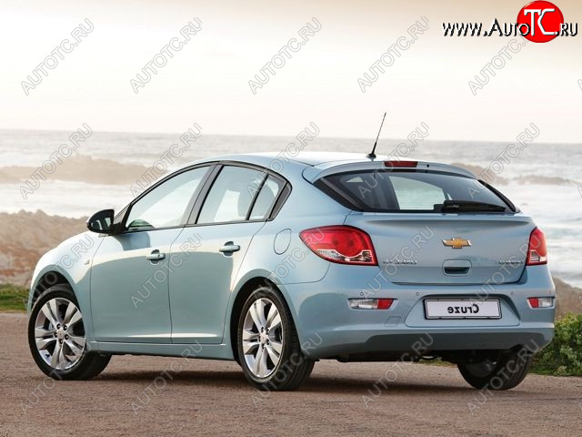 2 989 р. Задняя левая ремонтная арка AUTOFERRUM Chevrolet Cruze J305 хэтчбек дорестайлинг (2009-2012) (Холоднокатаная сталь 0,8 мм)  с доставкой в г. Королёв