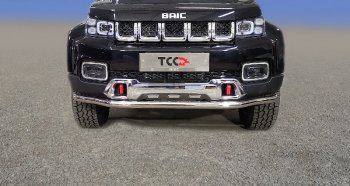 Защита переднего бампера нижняя d60,3 мм ТСС Тюнинг BAIC (BAIC) BJ40 (БиДжей) (2022-2025) ()