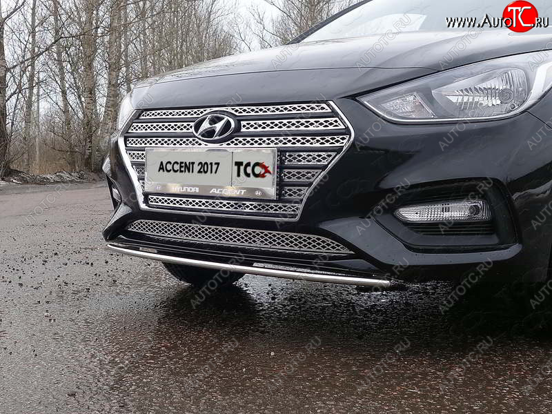1 000 000 р.  ТСС Тюнинг HYUNDAIAccent 2017- - Решетка радиатора нижняя (лист)  hyunacc1718  с доставкой в г. Королёв