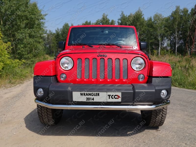 10 999 р.  ТСС Тюнинг JEEPWrangler 3D (3.6, JK) 2006-2018 - Решетка радиатора (лист)  jeepwran3d361404  с доставкой в г. Королёв
