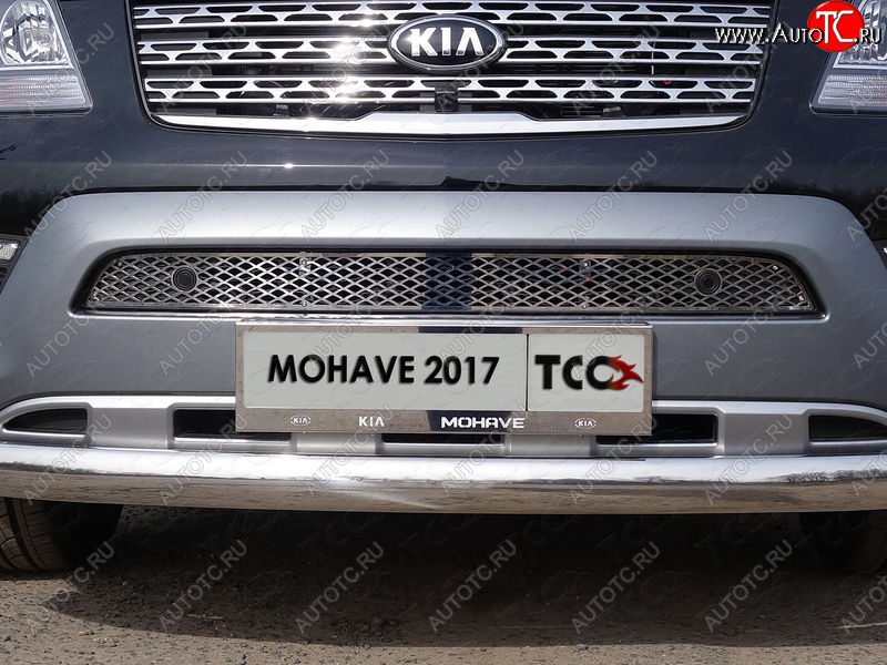 3 779 р.  ТСС Тюнинг KIAMohave 2017-2020 - Решетка радиатора (с парктроником) (лист)  kiamoh1701  с доставкой в г. Королёв