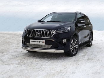 Рамка гос. номера ТСС Тюнинг KIA Sorento UM/Prime рестайлинг (2018-2020)  (нержавейка)