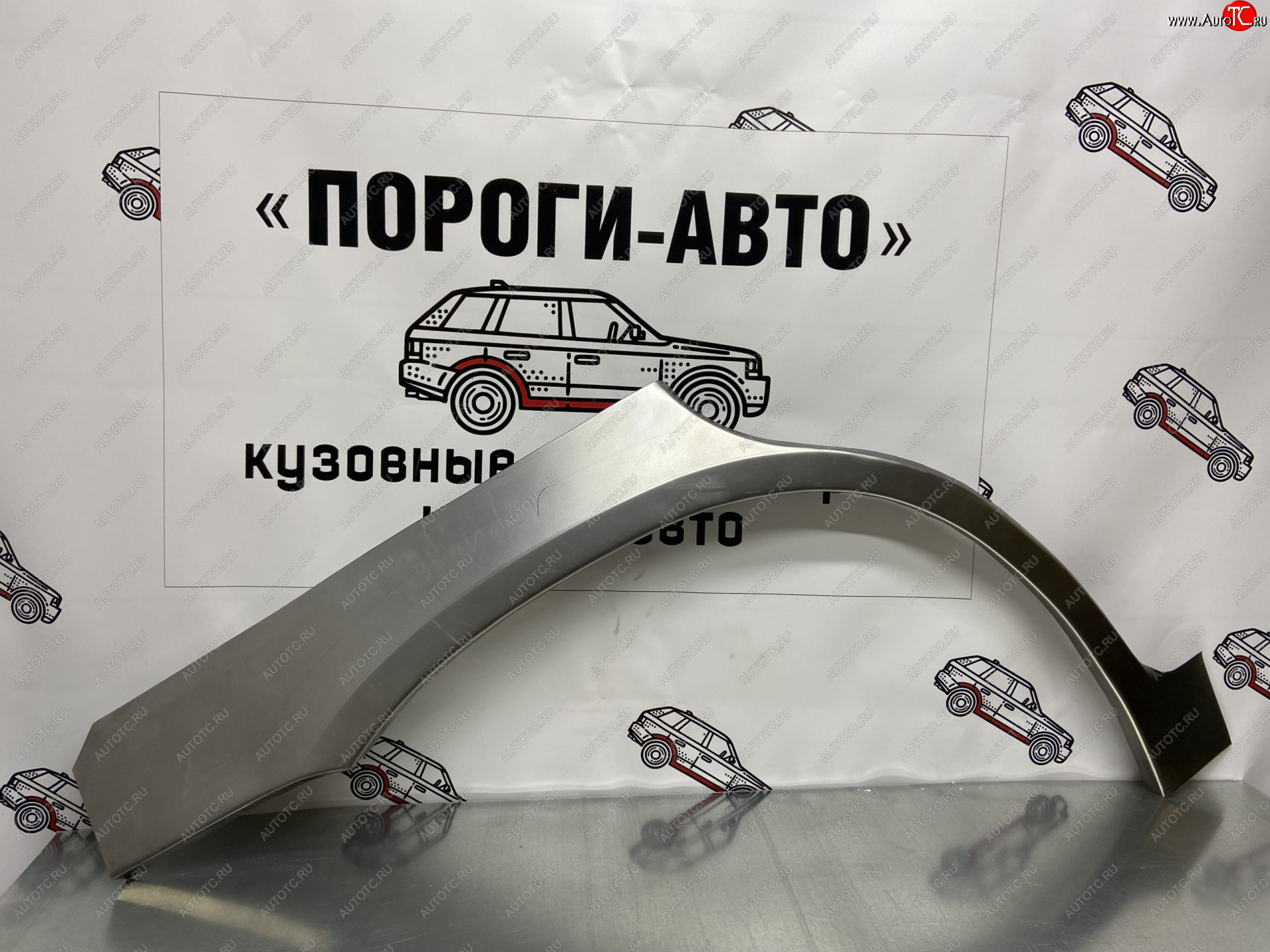 4 299 р. Комплект ремонтных внешних арок Пороги-Авто Toyota Highlander XU20 дорестайлинг (2000-2003) (Холоднокатаная сталь 0,8 мм)  с доставкой в г. Королёв