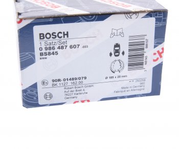 2 599 р. Колодки тормозные задние барабанные 4шт. BOSCH BMW 1 серия E82 купе 1-ый рестайлинг (2007-2011)  с доставкой в г. Королёв. Увеличить фотографию 4