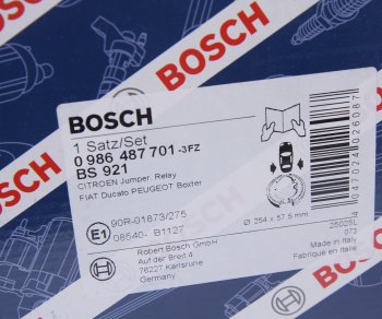 3 899 р. Колодки тормозные задние барабанные 4шт. BOSCH Fiat Ducato 250 (2006-2014)  с доставкой в г. Королёв. Увеличить фотографию 4