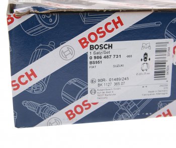 2 369 р. Колодки тормозные задние барабанные 4шт. BOSCH Suzuki SX4 YA21S,YB21S дорестайлинг, хэтчбэк (2006-2011)  с доставкой в г. Королёв. Увеличить фотографию 4