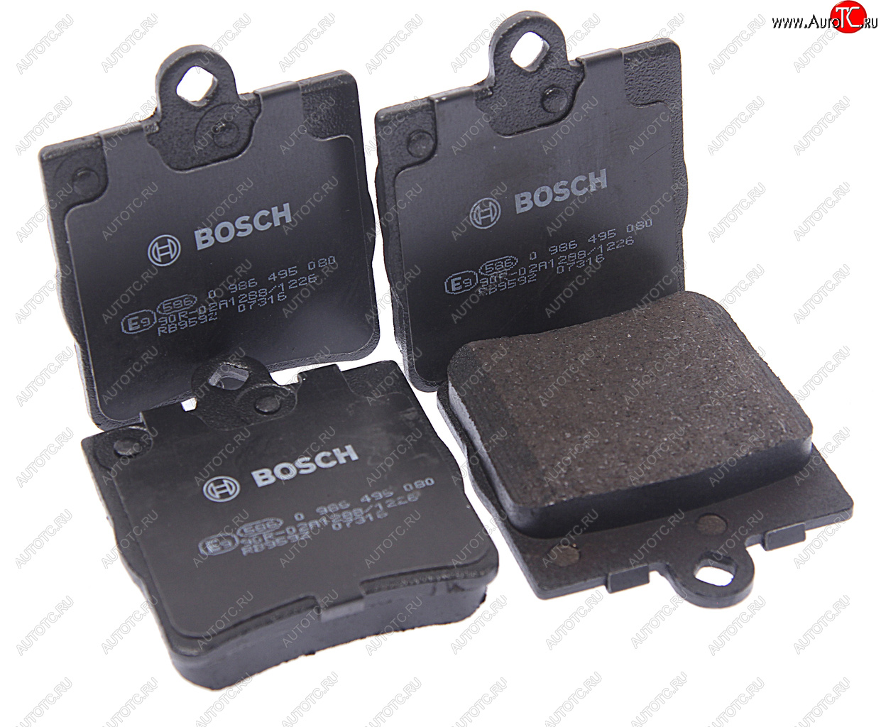 2 259 р. Колодки тормозные задние (4шт.) BOSCH  Mercedes-Benz C-Class  W202 - E-Class  W210  с доставкой в г. Королёв