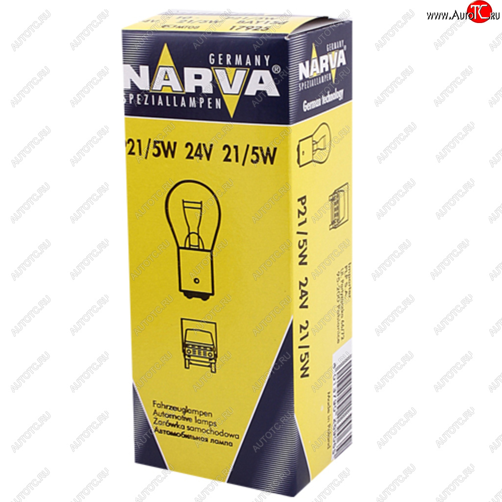 74 р. Лампа 24V P215W BAY15d NARVA NARVA 179253000  с доставкой в г. Королёв