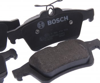 2 679 р. Колодки тормозные задние (4шт.) BOSCH Mazda 3/Axela BK дорестайлинг седан (2003-2006)  с доставкой в г. Королёв. Увеличить фотографию 2