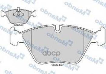 Колодки тормозные передние (4шт.) MANDO  3 серия  E90, 5 серия  E60