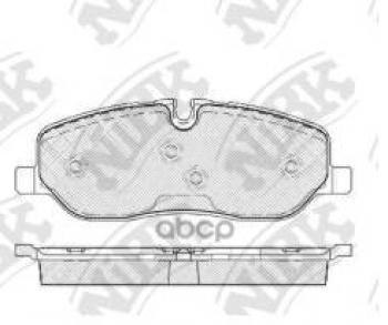 Колодки тормозные передние (4шт.) NIBK Land Rover Discovery 3 L319 (2004-2009)