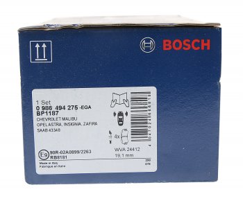 3 599 р. Колодки тормозные передние R17 (4шт.) BOSCH Opel Astra J GTC (2011-2018)  с доставкой в г. Королёв. Увеличить фотографию 3