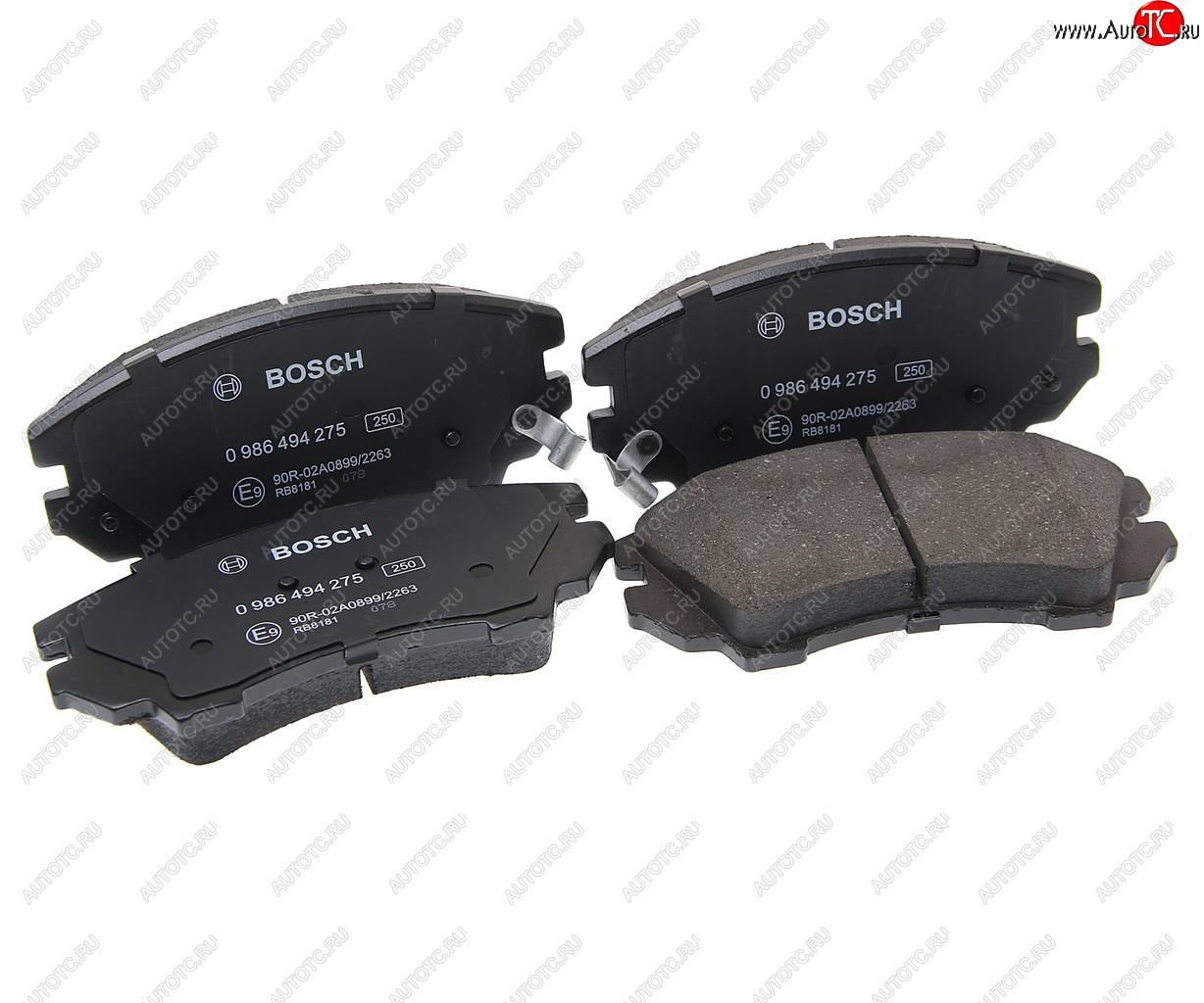 3 599 р. Колодки тормозные передние R17 (4шт.) BOSCH Opel Astra J GTC (2011-2018)  с доставкой в г. Королёв