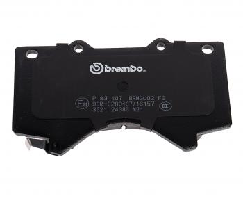 5 999 р. Колодки тормозные передние (4шт.) BREMBO  Toyota Land Cruiser  200 (2007-2021) дорестайлинг, 1-ый рестайлинг, 2-ой рестайлинг  с доставкой в г. Королёв. Увеличить фотографию 5