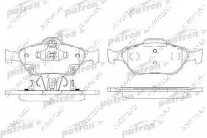 1 559 р. Колодки тормозные передние (4шт.) PATRON  Toyota Yaris  XP90 (2006-2011) седан дорестайлинг, рестайлинг, хэтчбэк 3 дв., рестайлинг, хэтчбэк 5 дв., седан рестайлинг  с доставкой в г. Королёв