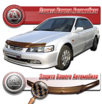 Дефлектор капота CA-Plastiс Honda (Хонда) Accord (Аккорд)  CF (1997-2002) CF седан дорестайлинг, седан рестайлинг