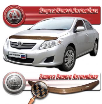 Дефлектор капота CA-Plastiс Toyota (Тойота) Corolla (Королла)  E140 (2007-2010) E140 седан дорестайлинг ()