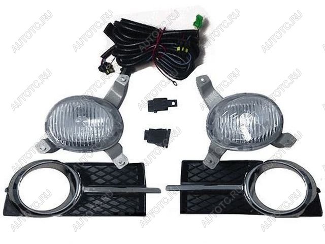 3 899 р. Комплект противотуманных фар (с проводкой, рамкой) BodyParts  Chevrolet Aveo ( T200,  T250) (2003-2011) седан, седан рестайлинг  с доставкой в г. Королёв