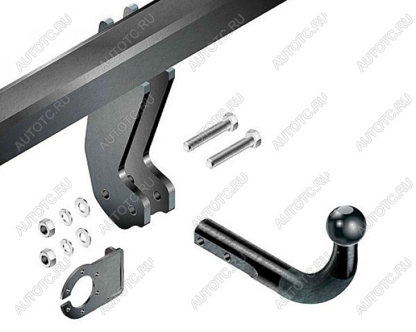 22 699 р. Фаркоп (подходит для (D40) tubular bumper) Auto-Hak Nissan Navara 2 D40 дорестайлинг (2004-2010) (стальной, шар A (F20))  с доставкой в г. Королёв