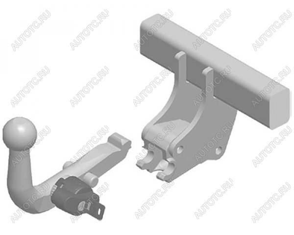 22 699 р.  Фаркоп (быстросъемное крепление шара) Galia  BMW 2 серия  F45 - X1  F48 (оцинкованный, шар А40H (AK4, W6, BMA))  с доставкой в г. Королёв