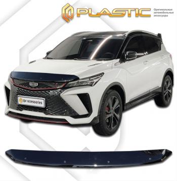 Дефлектор капота (рынок РФ) CA-Plastic Geely (Джили) Coolray (Кулрей)  SX11 (2023-2025) SX11 рестайлинг