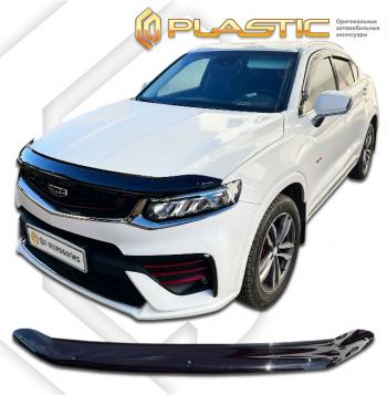 Дефлектор капота CA-Plastic Geely (Джили) Tugella (тугелла)  FY11,HPBA4 (2019-2025) FY11,HPBA4 дорестайлинг, рестайлинг