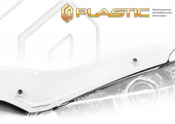 2 199 р. Дефлектор капота (рынок РФ) CA-Plastic  JAC T8 PRO (2020-2025) (серия Шелкография белая)  с доставкой в г. Королёв. Увеличить фотографию 2