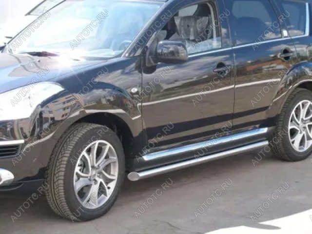 19 999 р. Пороги труба SLITKOFF  CITROEN C-crosser (2007-2012) (d57 мм)  с доставкой в г. Королёв