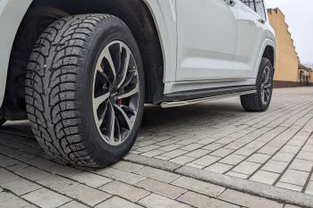 13 999 р. Защита порогов PT GROUP с окантовкой Ø38мм (НПС) HAVAL H9 2024- Haval H9 (2024-2025)  с доставкой в г. Королёв. Увеличить фотографию 2