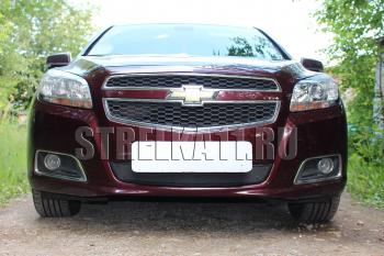 Зимняя заглушка решетки радиатора Стрелка11 Chevrolet Malibu 7 (2008-2012) ()