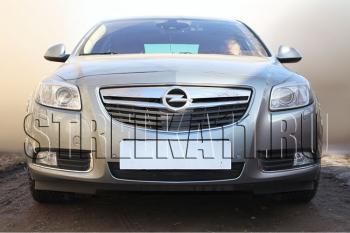 Зимняя заглушка решетки радиатора Стрелка11 Opel Insignia A дорестайлинг седан (2008-2013) ()