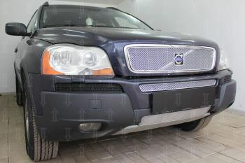 Защита радиатора (низ) Стрелка11 PREMIUM Volvo XC90 C дорестайлинг (2002-2006) ()