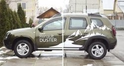 8 749 р. Накладки на колёсные арки RA  Renault Duster  HS (2015-2021) рестайлинг (Неокрашенные)  с доставкой в г. Королёв. Увеличить фотографию 2