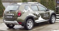 8 749 р. Накладки на колёсные арки RA  Renault Duster  HS (2015-2021) рестайлинг (Неокрашенные)  с доставкой в г. Королёв. Увеличить фотографию 5