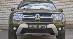 1 139 р. Защитная сетка решетки радиатора РА Renault Duster HS рестайлинг (2015-2021)  с доставкой в г. Королёв. Увеличить фотографию 2