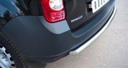 14 999 р. Одинарная защита заднего бампера из трубы диаметром 63 мм (4x2) SLITKOFF Renault Duster HS дорестайлинг (2010-2015)  с доставкой в г. Королёв. Увеличить фотографию 3