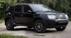 8 599 р. Накладки арок RA (комплект)  Renault Duster  HS (2010-2015) дорестайлинг (Поверхность шагрень)  с доставкой в г. Королёв. Увеличить фотографию 2