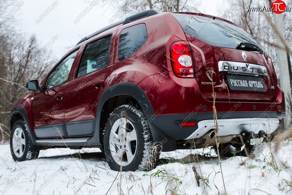 7 999 р. Диффузор заднего бампера RA Renault Duster HS дорестайлинг (2010-2015)  с доставкой в г. Королёв