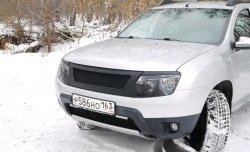 4 599 р. Решётка радиатора DM-Style  Renault Duster  HS (2010-2015) дорестайлинг (Без сетки, Неокрашенная глянец (под окраску))  с доставкой в г. Королёв. Увеличить фотографию 2