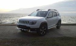 3 699 р. Решётка радиатора Sport Renault Duster HS дорестайлинг (2010-2015) (Неокрашенная)  с доставкой в г. Королёв. Увеличить фотографию 3