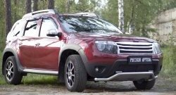 2 179 р. Защитная сетка решетки переднего бампера (c дхо и обвесом) РА Renault Duster HS дорестайлинг (2010-2015)  с доставкой в г. Королёв. Увеличить фотографию 3